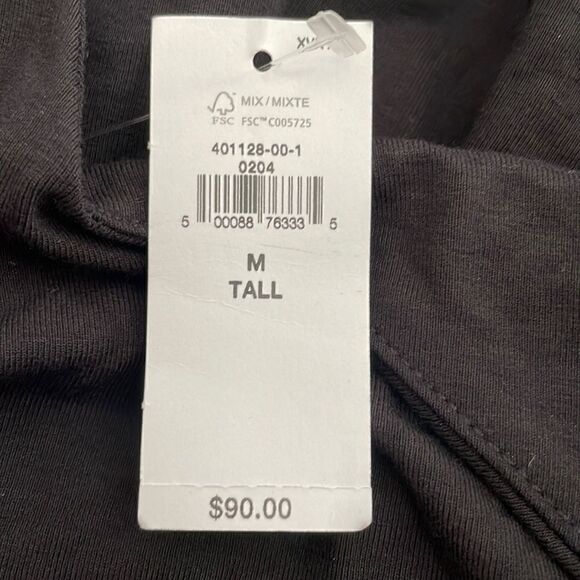 BANANA REPUBLIC Knot Mini Dress, Black, Size Medium Tall - Picture 5 of 8